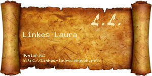 Linkes Laura névjegykártya